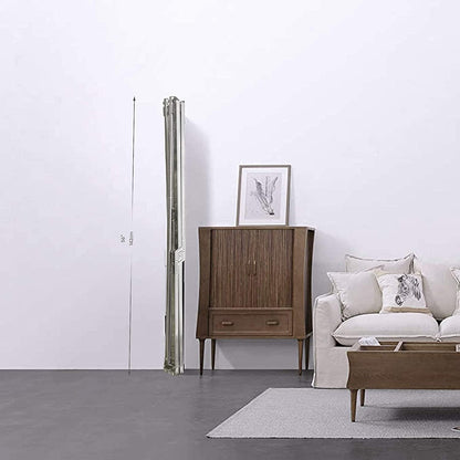 Clothes Drying Racks Outdoor, 82 Inches Updated Version,Stainless Steel Laundry Drying Rack for Indoor Outdoor and The Balcony,Length Adjustable Saves Space,with Windproof Hooks(002)