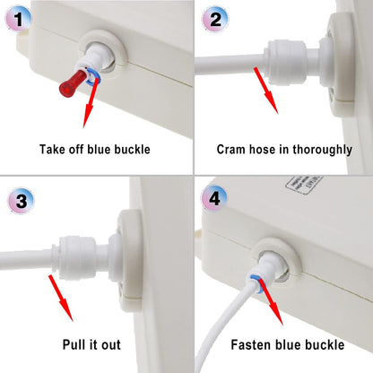Drinking Water Dispenser Pump System Bottle Water Dispenser 5 Gallon 40PSI for Refrigerator Ice Maker Faucet Coffee/Tea Maker Single Inlet