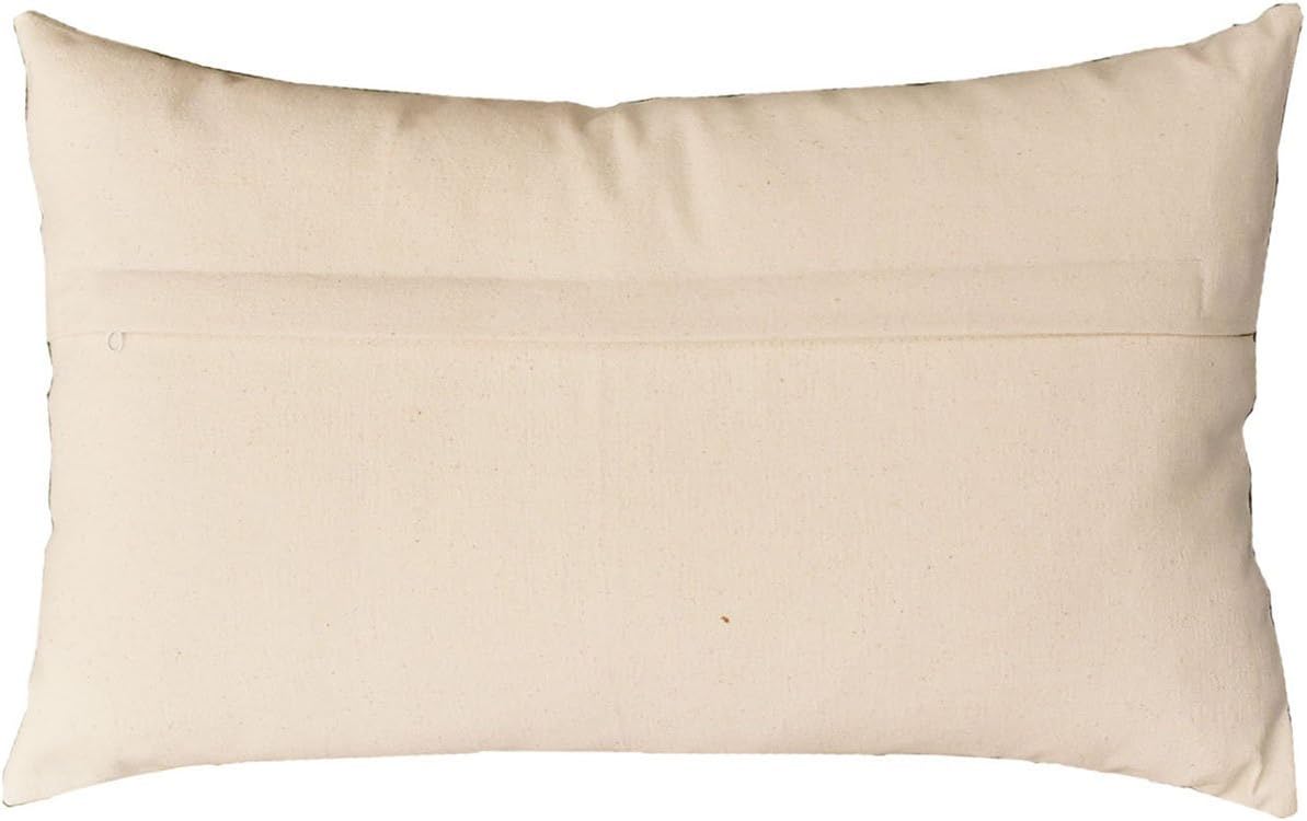 Lumbar Poppy Design Floral Pillow Cover Turquoise Blue Poppies Flower Pillowcase Farmhouse Chair Cushion Floral Botanical Pillowsham Hand Embroidered Size 14x20