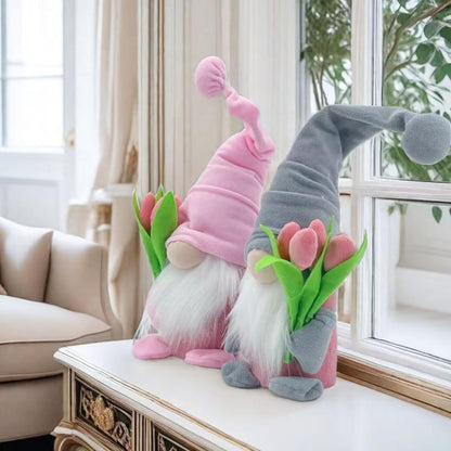 Fall Decoration for Home,15 inch Fall Gnomes Plush Decor for Tiered Tray, Thanksgiving Gnome Plush Doll Swedish Gnomes Gifts Autumn Table Decoration Home Tabletop Elf Doll,Grey