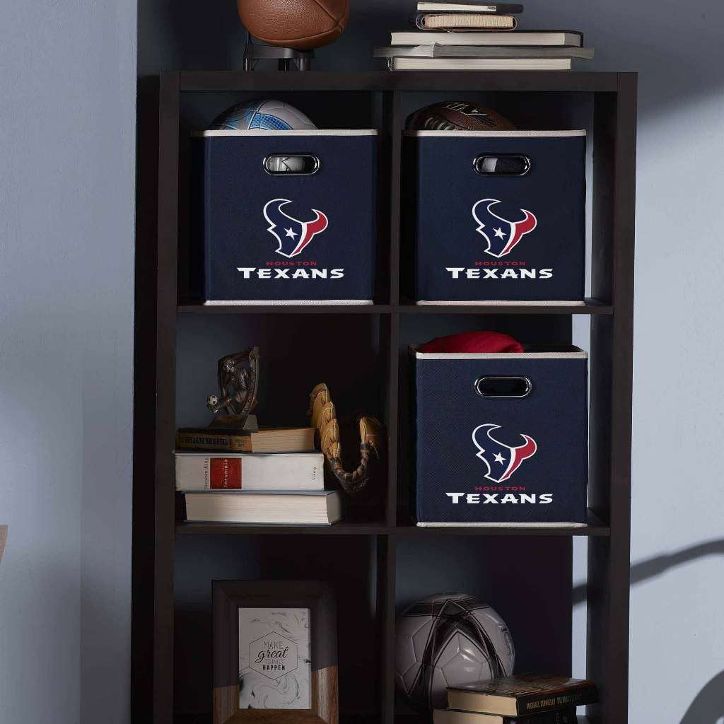 Franklin Sports NFL Houston Texans Collapsible Storage Bin