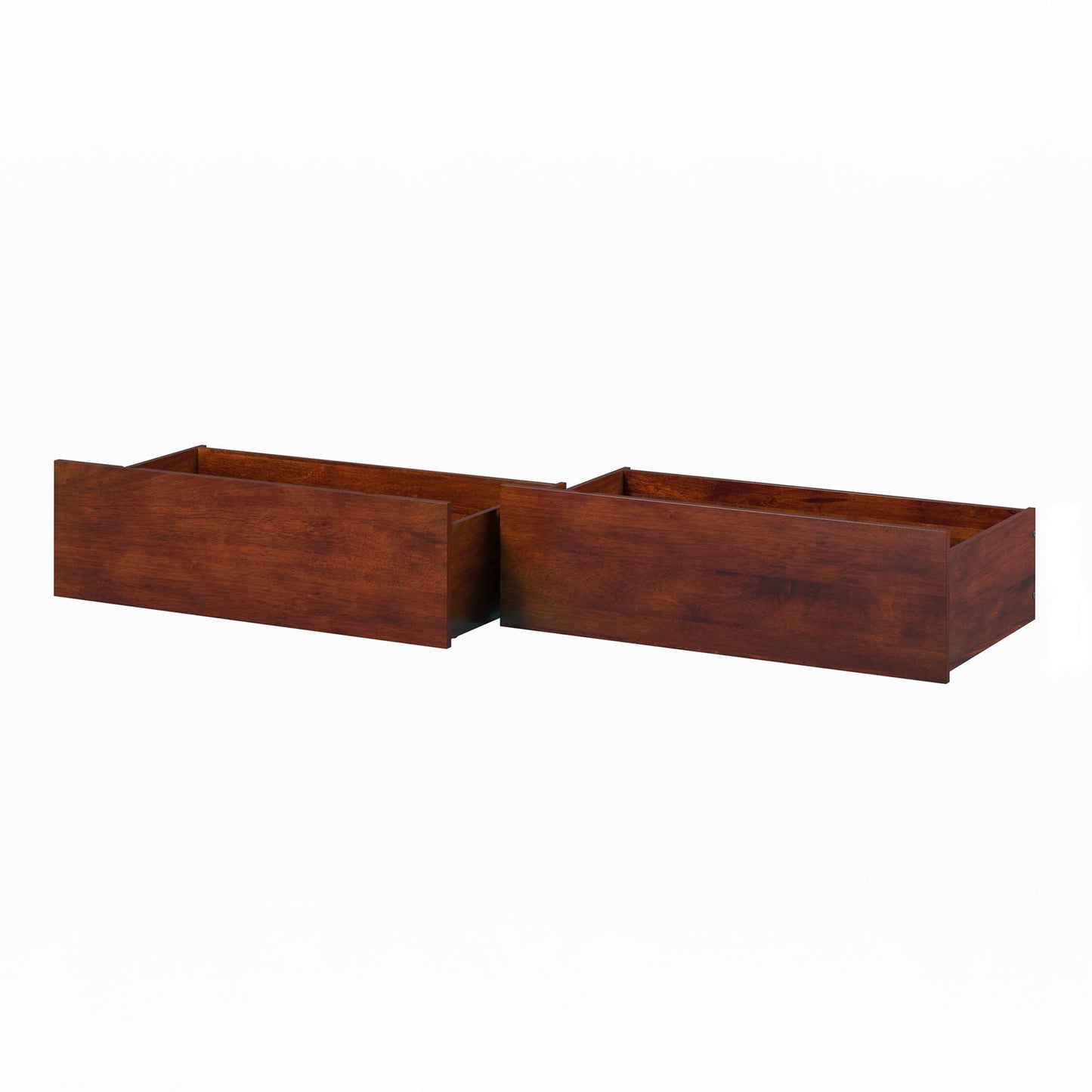 AFI Twin/Full Under Bed Storage Drawers (Set of 2), Walnut