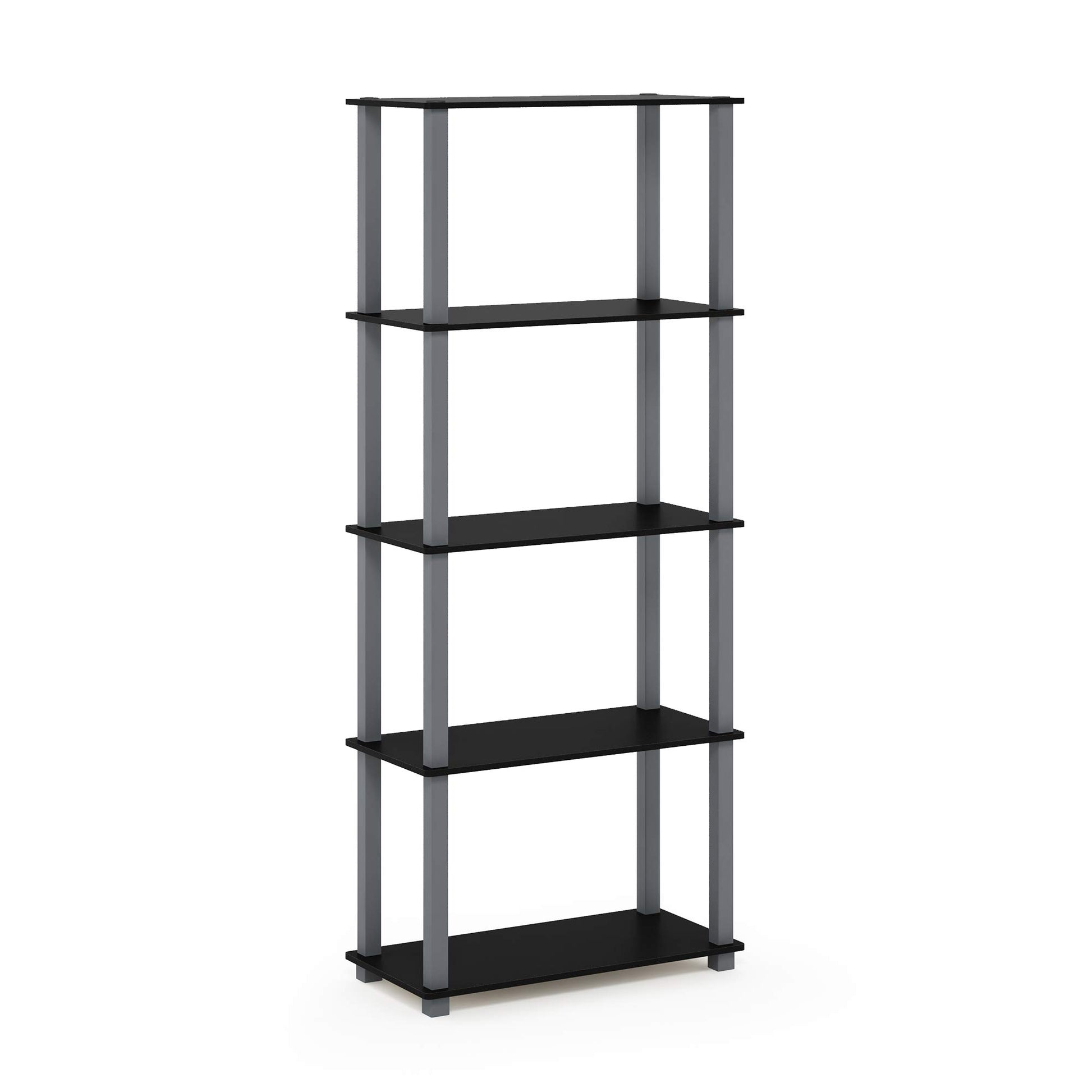 Furinno Turn-N-Tube 5-Tier Multipurpose Shelf / Display Rack / Storage Shelf / Bookshelf, Square