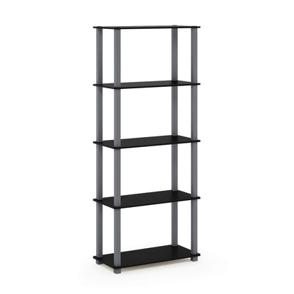 Furinno Turn-N-Tube 5-Tier Multipurpose Shelf / Display Rack / Storage Shelf / Bookshelf, Square