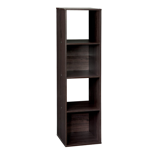 ClosetMaid Cubeicals 4 Cube Storage Shelf Organizer, Stackable, Vertical or Horizontal, Easy