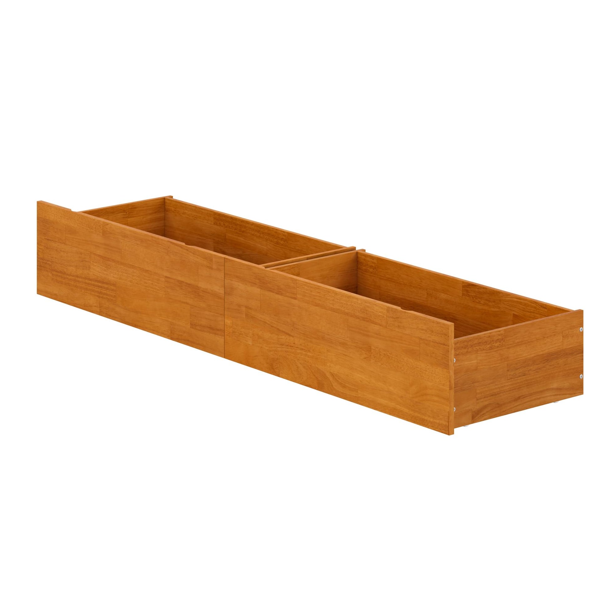 AFI Twin/Full Under Bed Storage Drawers (Set of 2), Light Toffee