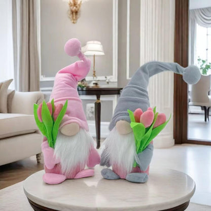 Fall Decoration for Home,15 inch Fall Gnomes Plush Decor for Tiered Tray, Thanksgiving Gnome Plush Doll Swedish Gnomes Gifts Autumn Table Decoration Home Tabletop Elf Doll,Grey