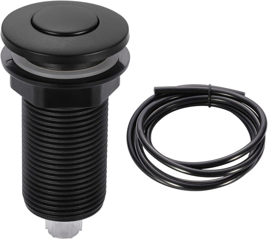RQYEKDO Garbage Disposal Air Switch Kitchen Sink Top Long Stainless Steel Brushed Nickel Long 2.5"