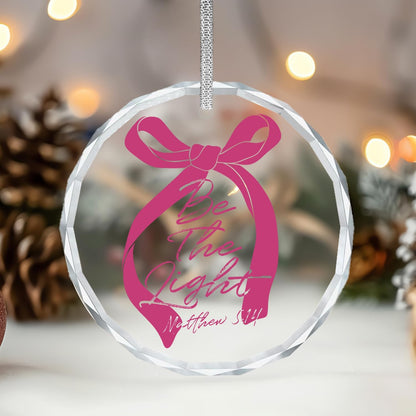 Bow Ornaments for Christmas Tree, Christian Christmas Ornaments, Christmas Religious Ornaments, Christian Gifts for Women, Christian Christmas Decorative Hanging Ornament