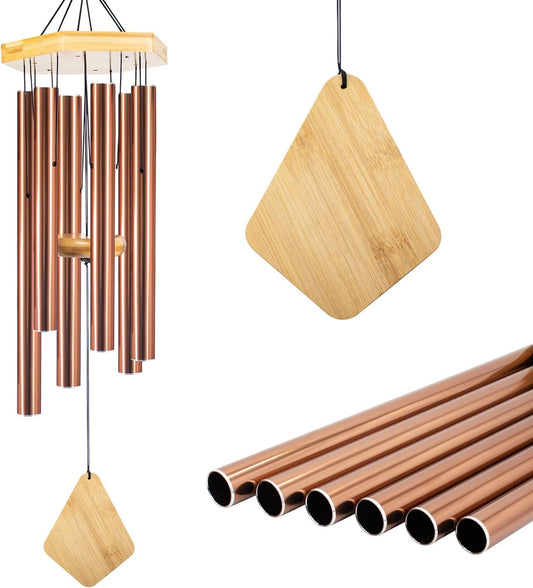 Wind Chimes Outdoor, Deep Tone Memorial Wind Chimes with Hook, Gifts for Mother's