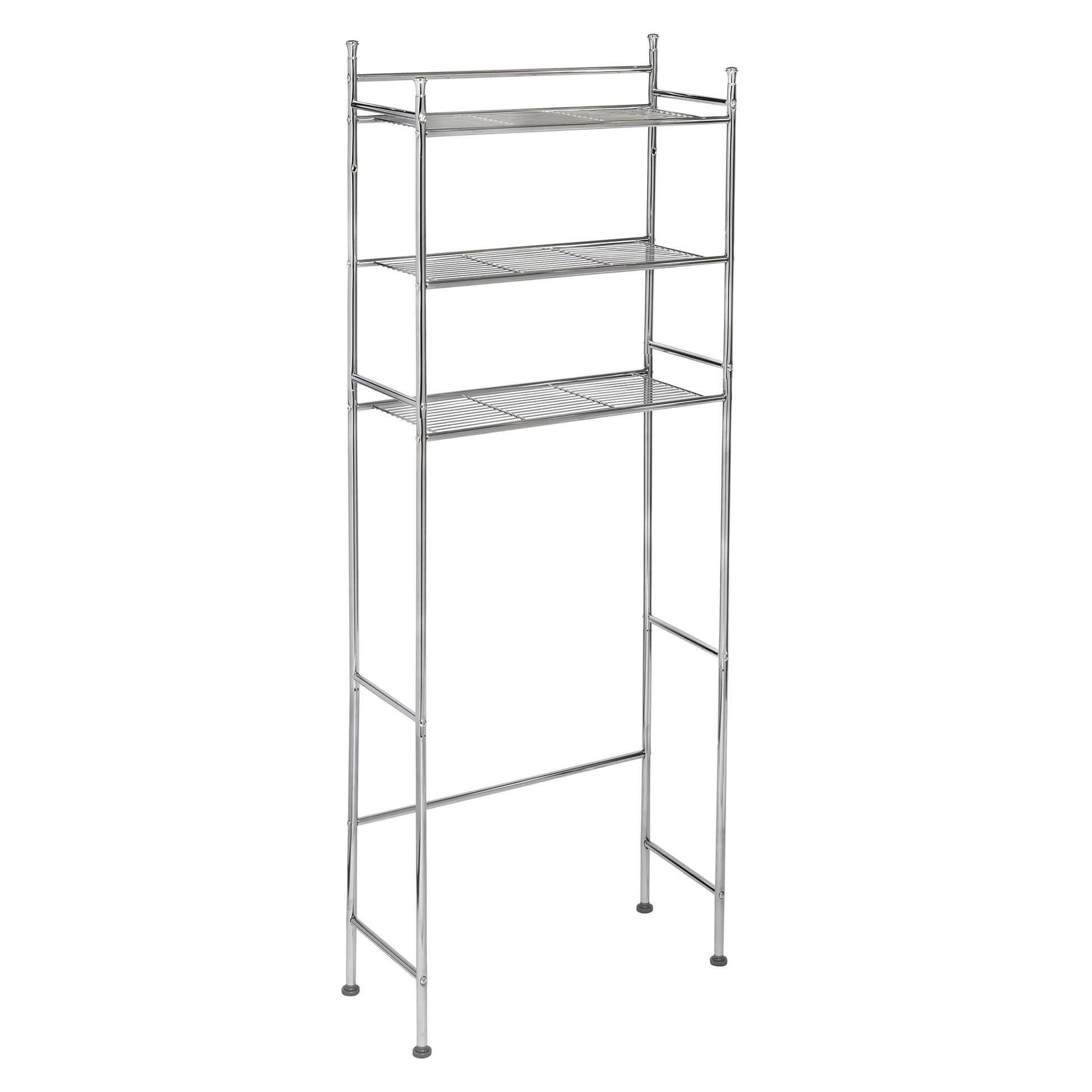 Honey-Can-Do 3-Tier Metal Bathroom Shelf Space Saver, Over The Toilet Storage Rack Organizer