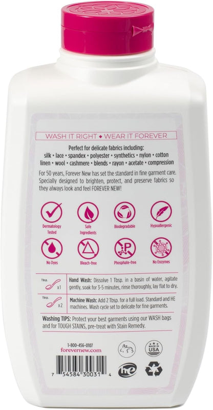 FOREVER NEW Liquid Laundry Detergent - Fabric Care Wash - Unscented, 32 Fl Oz