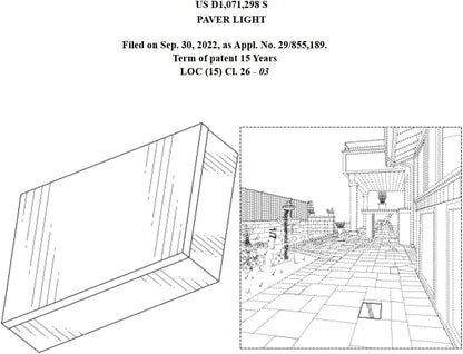 LUMENGY Paver Light 9×9 Inch (8.85 x 8.85 inches), 2700K Warm White Glare-Free Illumination for Driveways, Pathways, Pool Deck & Patios,12V AC/DC, Waterproof & Drive-Over Rated