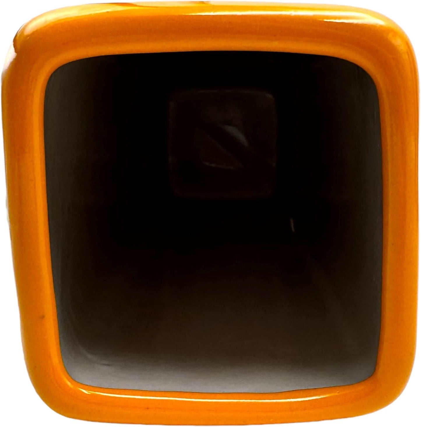 Talavera Planter Pot Square Vase Folk Art Mexican Pottery Handmade Hand Painted Home Decor Indoor Multicolor Outdoor 9.25" (Yellow Multi)