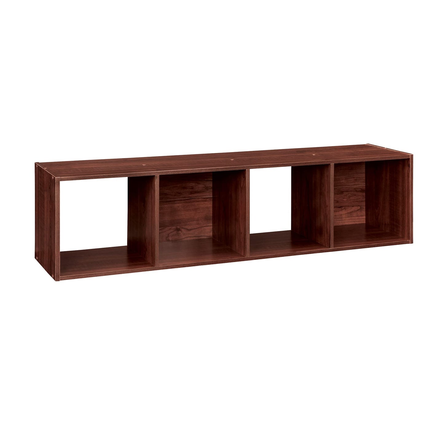 ClosetMaid Cubeicals 4 Cube Storage Shelf Organizer Bookshelf, Stackable, Vertical or Horizontal