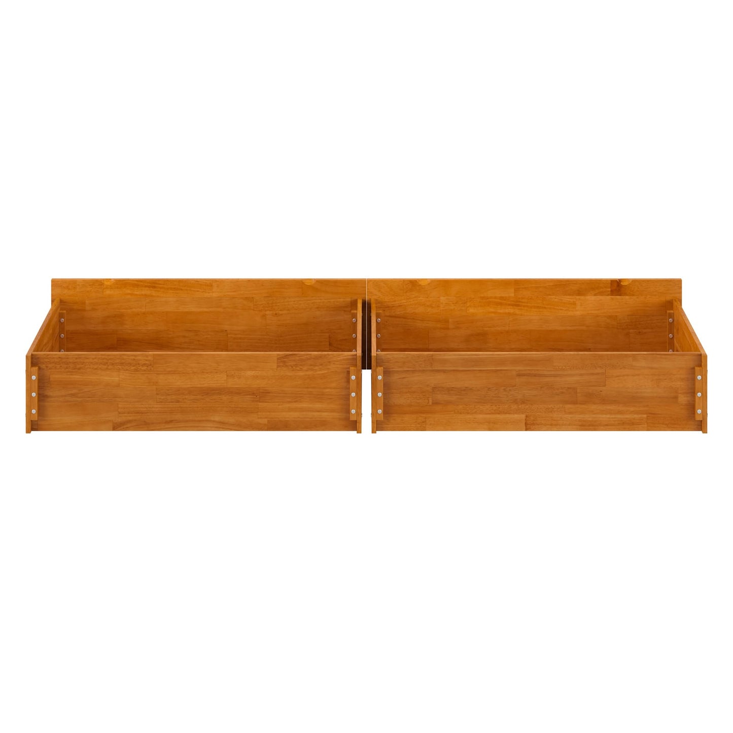 AFI Queen/King/Twin XL Under Bed Storage Drawers (Set of 2), Light Toffee