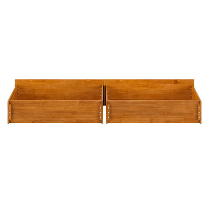 AFI Queen/King/Twin XL Under Bed Storage Drawers (Set of 2), Light Toffee