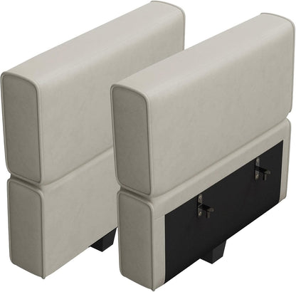 Belffin Modular Sofa Armrest Backrest Module for Modular Sectional Sofa Couch Side Armrest, Backrest Velvet Grey