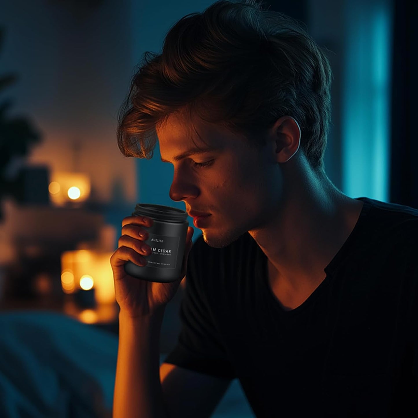 Sage & Citrus Candle | Scented Candle for Home, Aromatherapy Candles - Soy Candles for Home Scented, Gift for Women Men, Home Fragrance Decoration -7oz