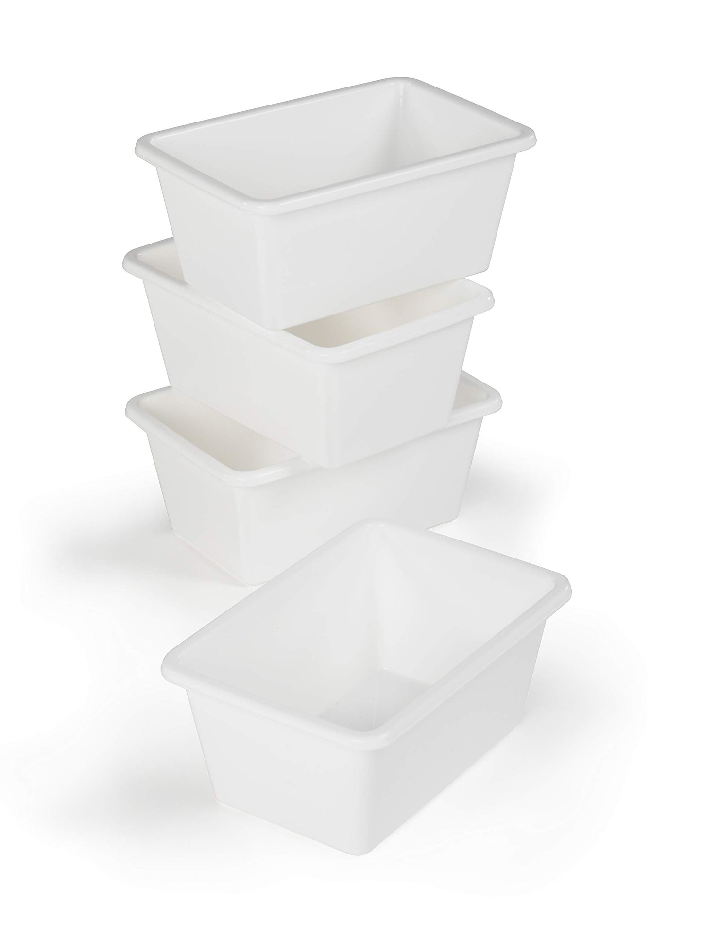 Humble Crew Plastic Storage Bins for Kids, Small Removable Toy Organizer