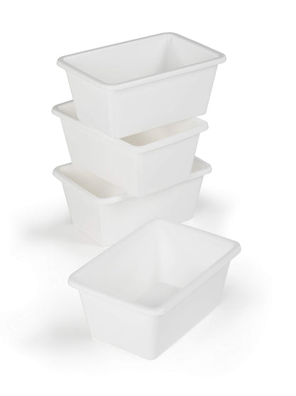Humble Crew Plastic Storage Bins for Kids, Small Removable Toy Organizer