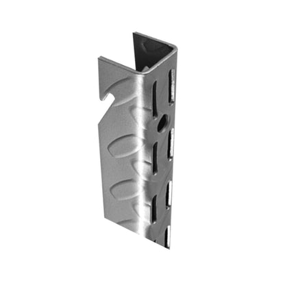 John Sterling HEAVYWEIGHT Diamond Plate Shelf Support System Adjustable Wall Standard, 45-inch