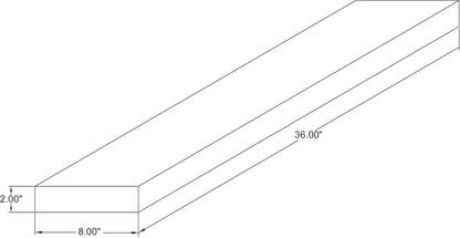 Joel's Antiques 36 Inch Wooden Floating Shelves for Wall - 36x8x2 in - Made of Natural Wood - Heavy Duty Rustic Wall Shelves for Bedroom - Perfect for Living Room, Kitchen - Grey