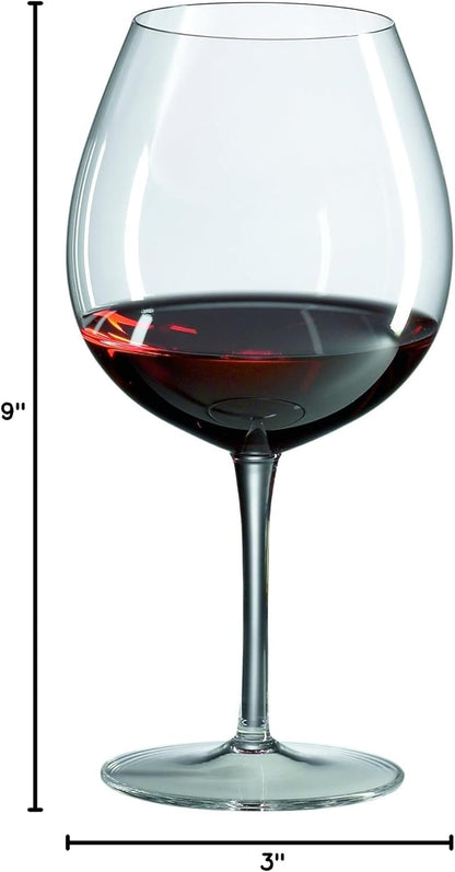 Ravenscroft Crystal Burgundy Glass, Set of 4