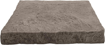 GenStone Faux Stacked Stone Flat Pillar Cap 13.5" x 13.5" x 1.75" in Desert Sunrise Color for Do It Yourself Friendly Home Improvement Projects