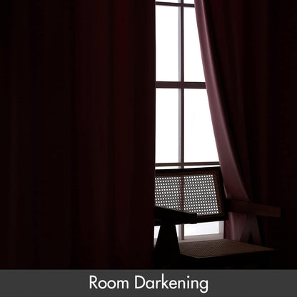 MIULEE Blush Pink Velvet Curtains Thermal Insulated Blackout Curtain Drapes for Bedroom Living Room Darkening 96 Inches Long Curtains Panels Rod Pocket Set of 2