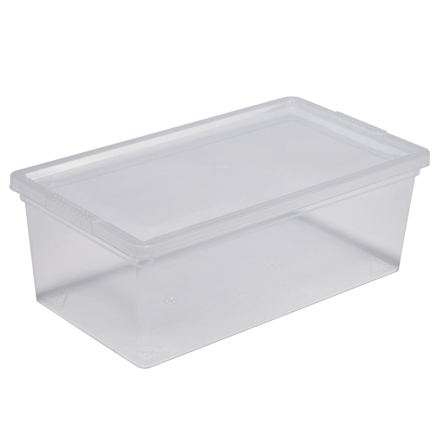 Simplify Storage Bins with Lids | Dimensions: 13.23"x 7.5"x 4.5" |6 Pack| Stackable | Nestable Bins