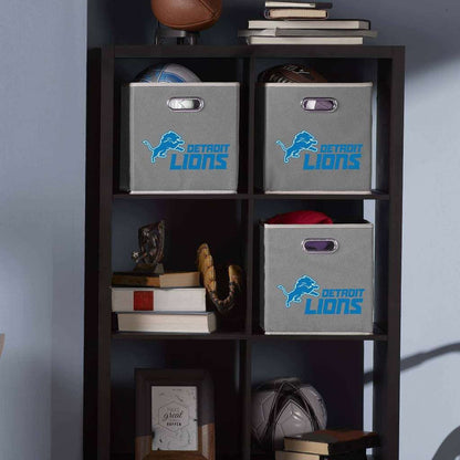 Franklin Sports NFL Detroit Lions Collapsible Storage Bin