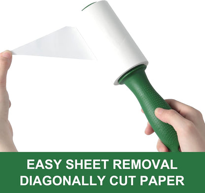 Fedicelly Extra Sticky Lint Rollers Pet Hair Remover for Laundry Clothes Furniture Carpet,Total 400 Sheets Lint Rollers Refills Dog Cat Hair Lint Remover Brush Couch