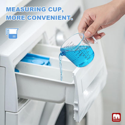 GMISUN Laundry Detergent Soap Dispenser, Liquid Laundry Detergent Dispenser, Container for Farmhouse Laundry Room Decor, Organizer for Liquid DetergentSoftenerBleach Storage Bottle(67 Oz Set of 3)