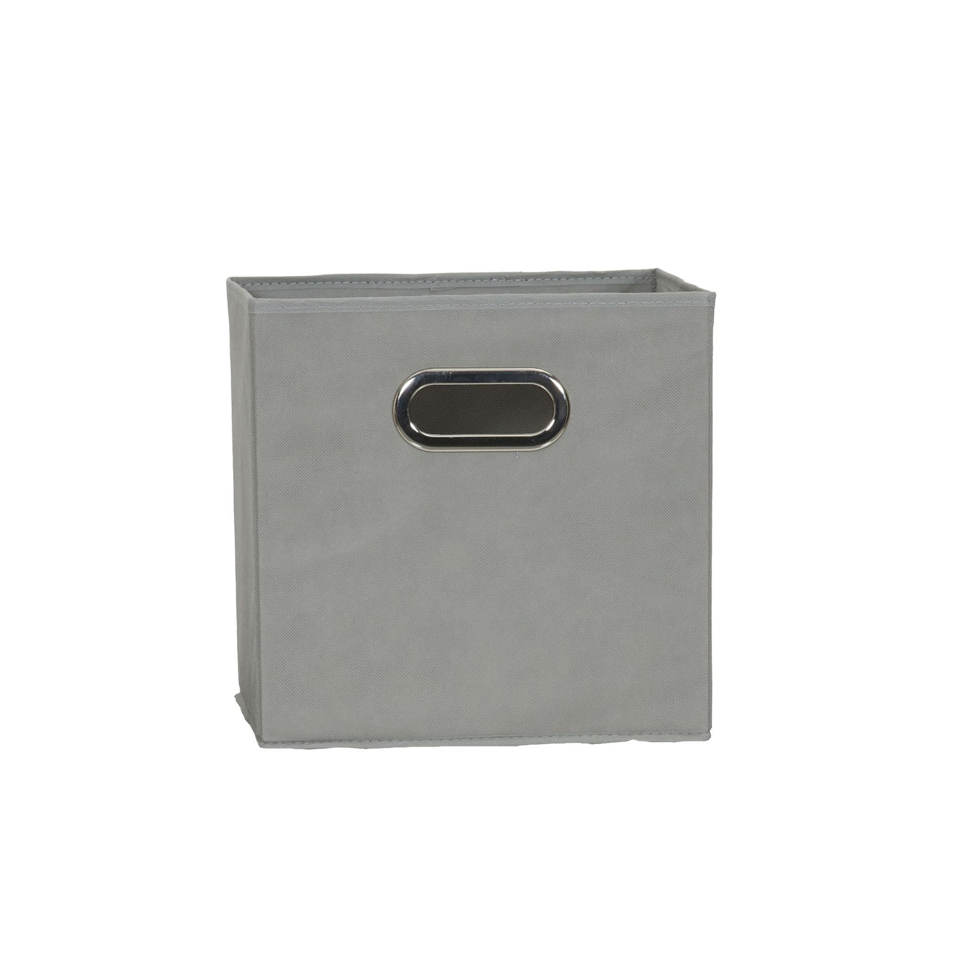 Household Essentials Fabric Storage Bins in Strong Poly‑Woven Fabric, Sturdy Chipboard Sides