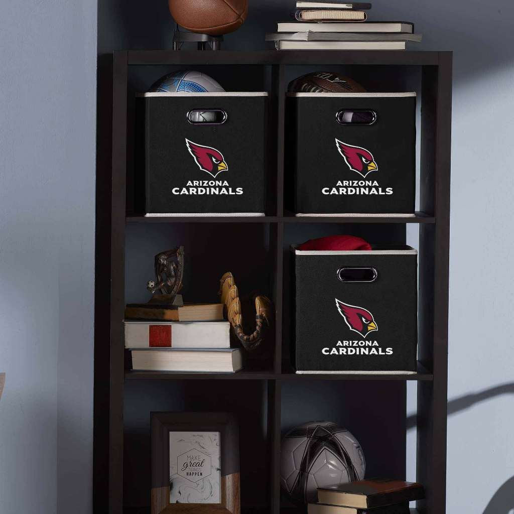 Franklin Sports NFL Arizona Cardinals Collapsible Storage Bin