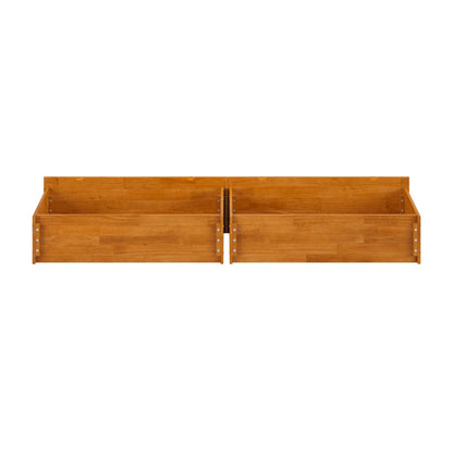 AFI Twin/Full Under Bed Storage Drawers (Set of 2), Light Toffee