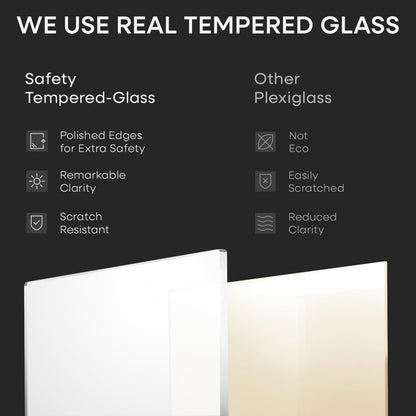 Homeforia White Picture Frame 24x36, High End Oak 24 x 36 Wood Poster Frame with Mat 20 by 30 for Photo, 24x36 Large Wooden Frame Matted to 20x30, 36x24 Thin Frames, Tempered Glass, Wall Kit, Set of 1