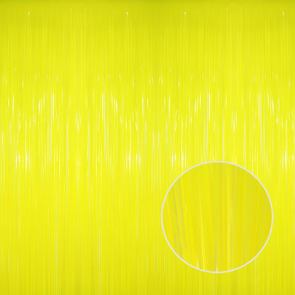 GOER 3.2 ft x 8.2 ft Metallic Tinsel Foil Fringe Curtains Party Photo Backdrop Party Streamers for Birthday,Graduation,New Year Eve Decorations Wedding Decor(5 Packs,Candy Lemon Yellow)
