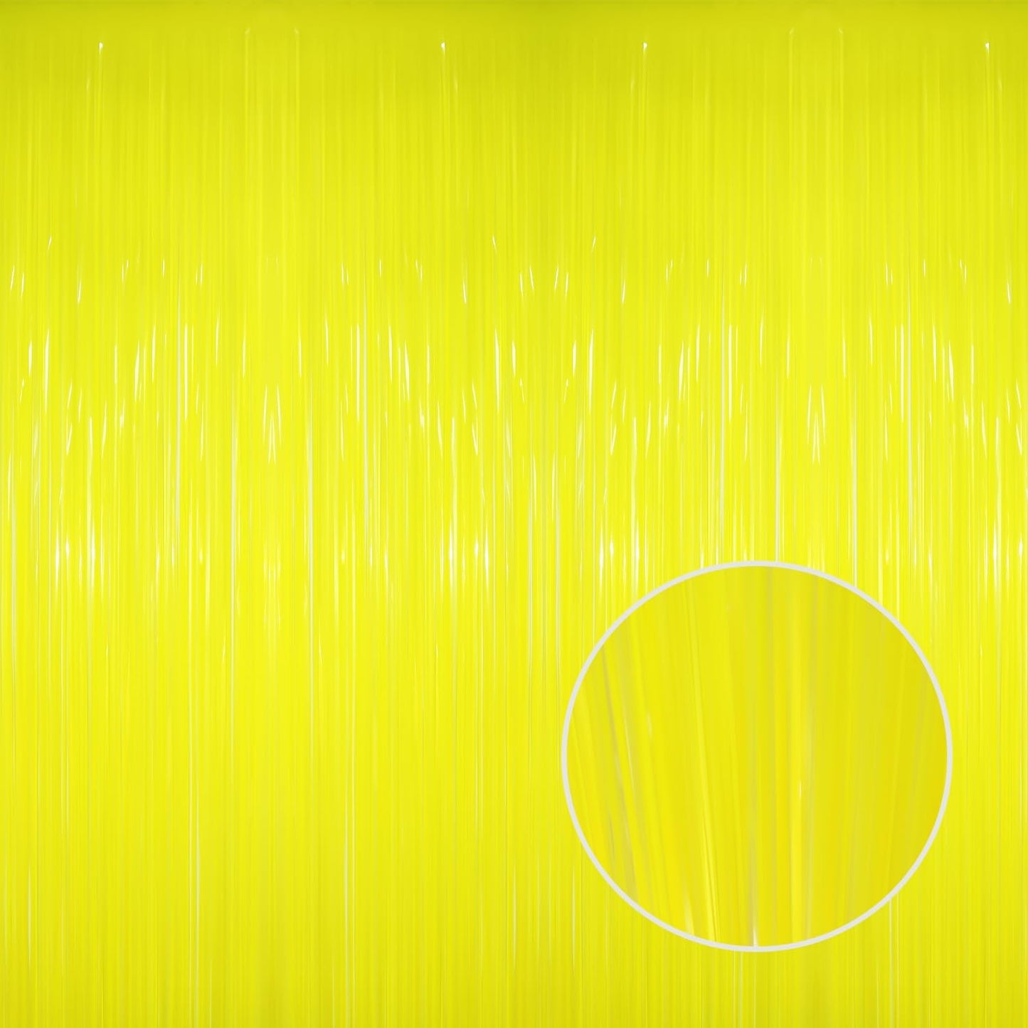 GOER 3.2 ft x 8.2 ft Metallic Tinsel Foil Fringe Curtains Party Photo Backdrop Party Streamers for Birthday,Graduation,New Year Eve Decorations Wedding Decor(4 Packs,Candy Lemon Yellow)