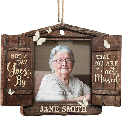 Pawfect House Custom Photo 2D Wood Ornament, Personalized Christmas Memorial Sympathy Gifts for Family Members, You are Always On My Mind, Christmas Memorial for Loss of Loved One, Xmas Decorations