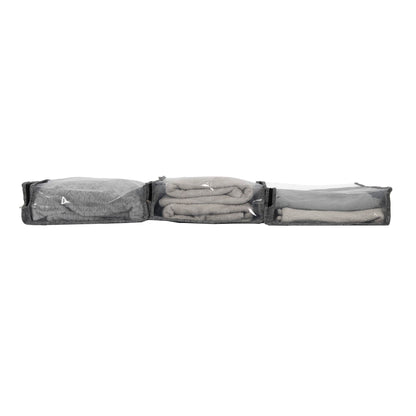 Household Essentials Under Bed Zippered Sweater Storage Bags with Clear Vision Panel, Set of 3