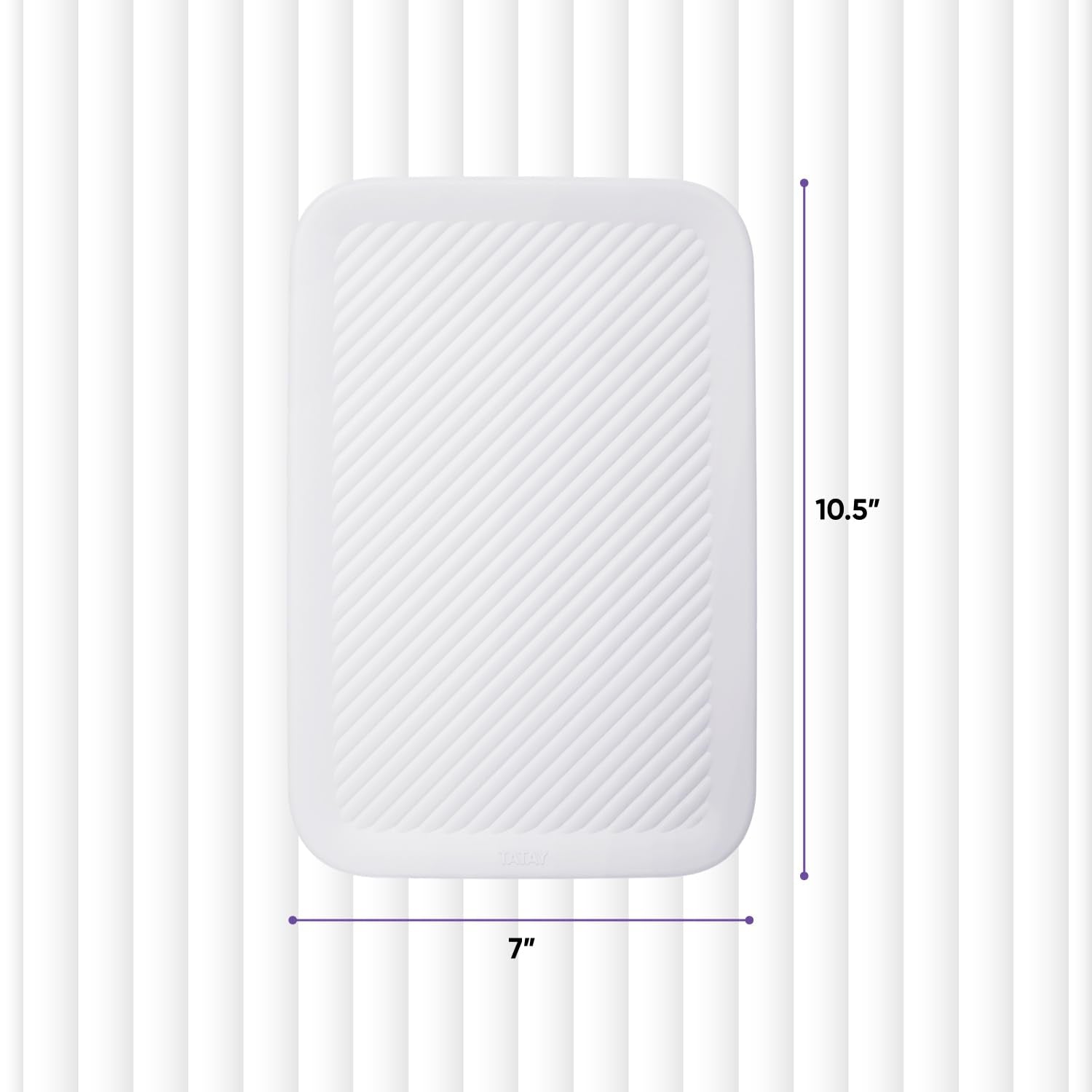 Superio Ribbed Collection - Superio Lid for Decorative Plastic Basket Open Home Storage Bins