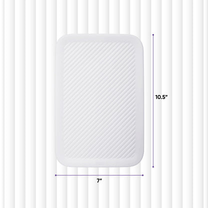 Superio Ribbed Collection - Superio Lid for Decorative Plastic Basket Open Home Storage Bins