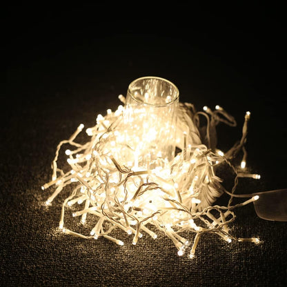 YASSEN Bluetooth APP Fairy Lights - 300 LED 30ft Icicle Style String Lights for Indoor & Outdoor Decorations (Warm White)