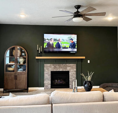 joelsantiques 30 Inch Floating Shelves for Wall - 30x6x2 in - Unfinished Wood Shelf Design, Wooden Wall Shelves for Bedroom, Bathroom, Kitchen and Living Room - Display and Store Your Décor at Home