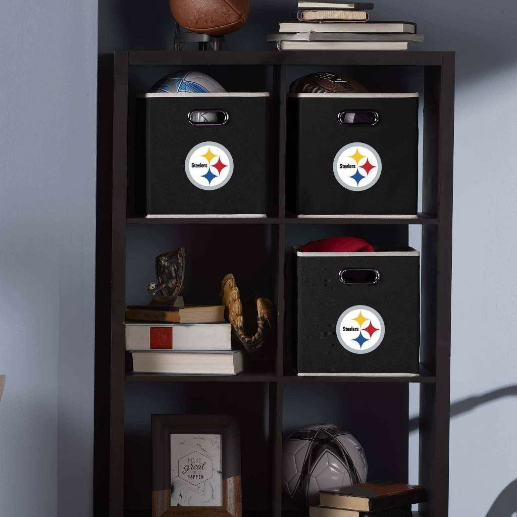 Franklin Sports NFL Pittsburgh Steelers Collapsible Storage Bin