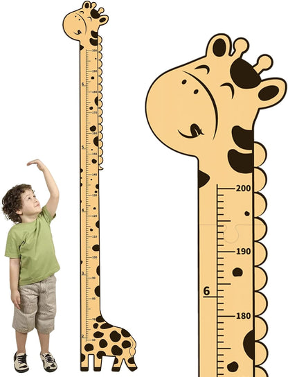 Wooden Growth Chart for Kids,Giraffe Height Chart for Boy Girls,Measuring Board for Kids Height,for Child's Room,Nursery Decor Decoration Wall Art (giraffe)