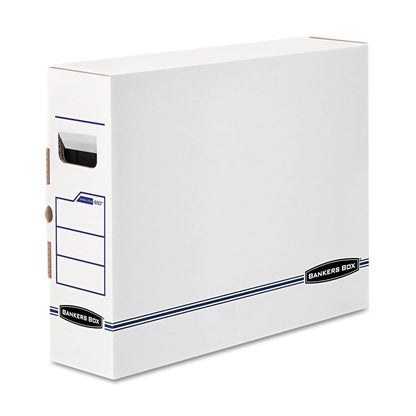 Bankers Box 12-Pack X-Ray File Storage Boxes, Secure Tab-Lock Closure