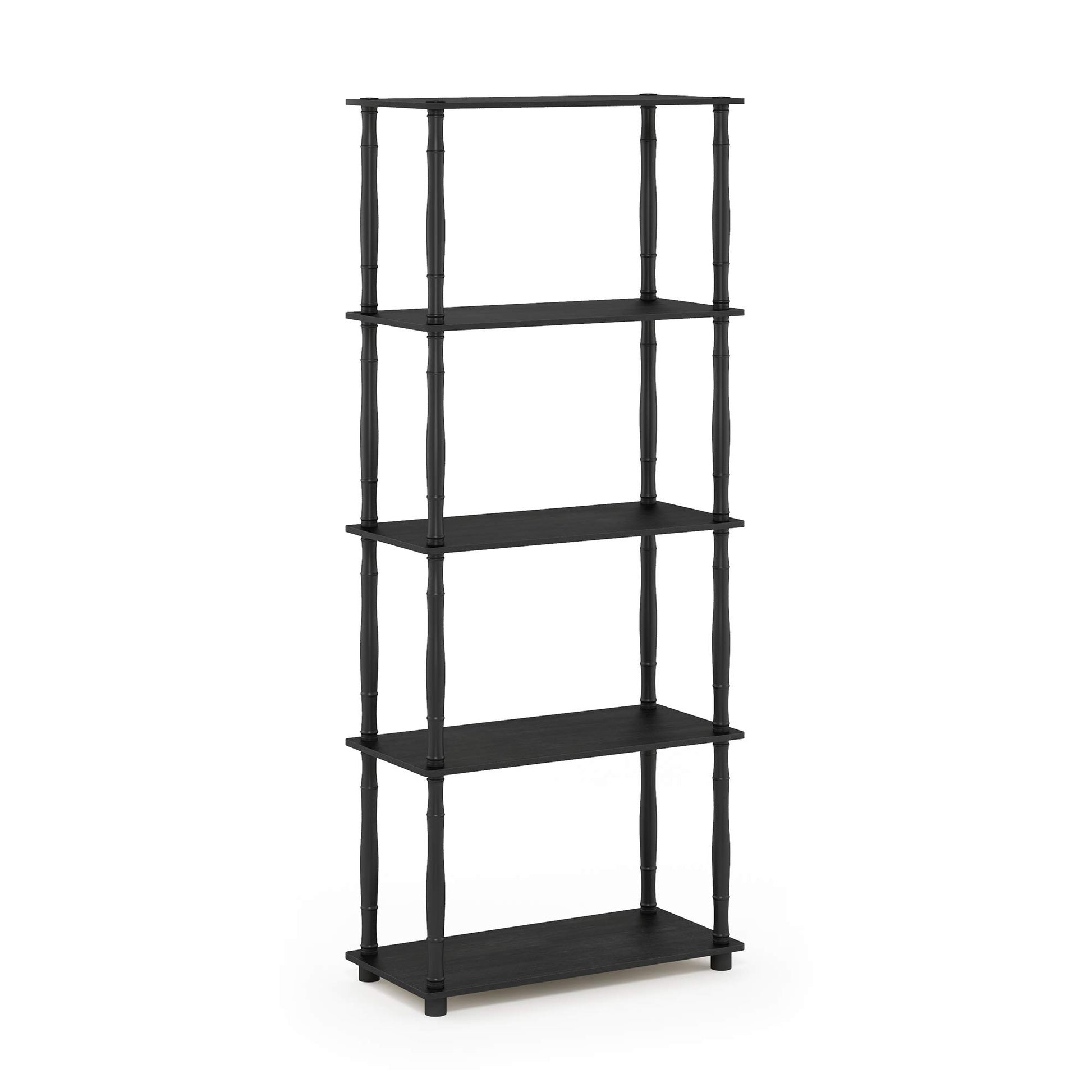 Furinno Turn-N-Tube 5-Tier Multipurpose Shelf / Display Rack / Storage Shelf / Bookshelf, Classic